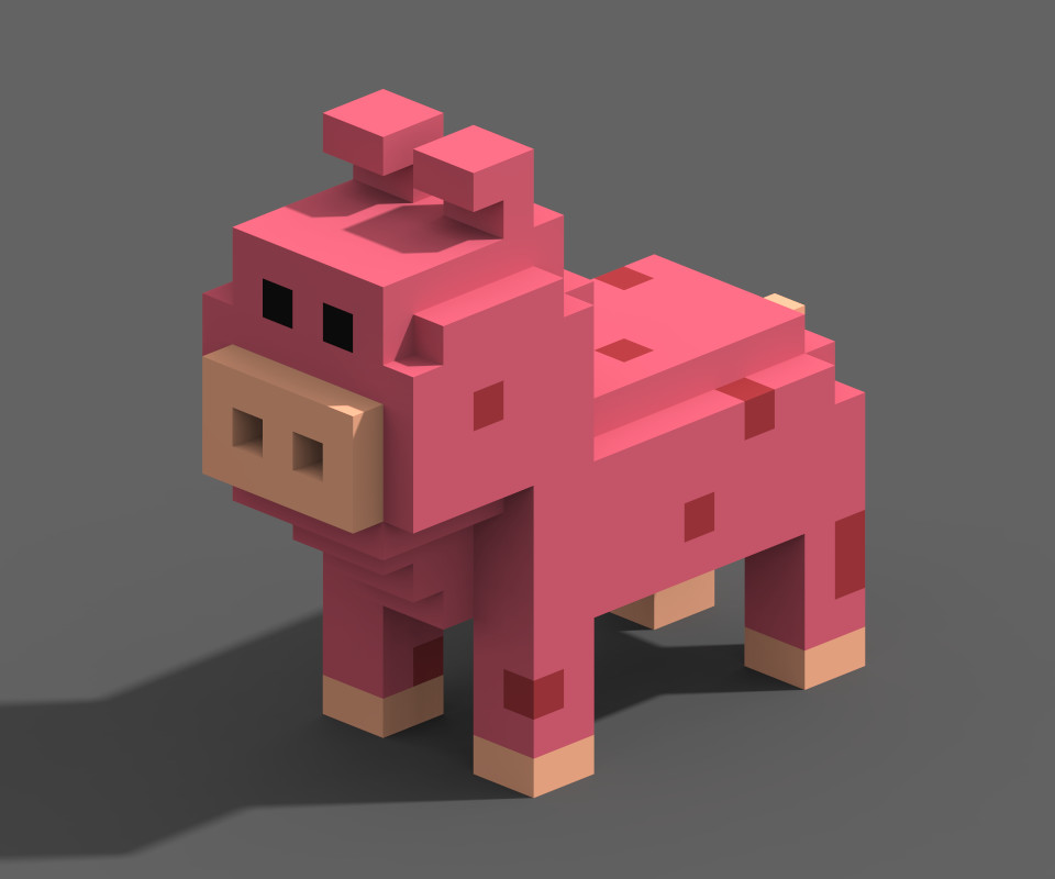 Voxel 3d model