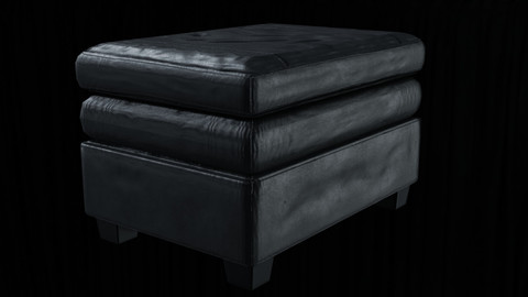 Gleason Chair Ottoman - Leather