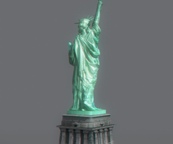 ArtStation Statue Of Liberty Game Assets