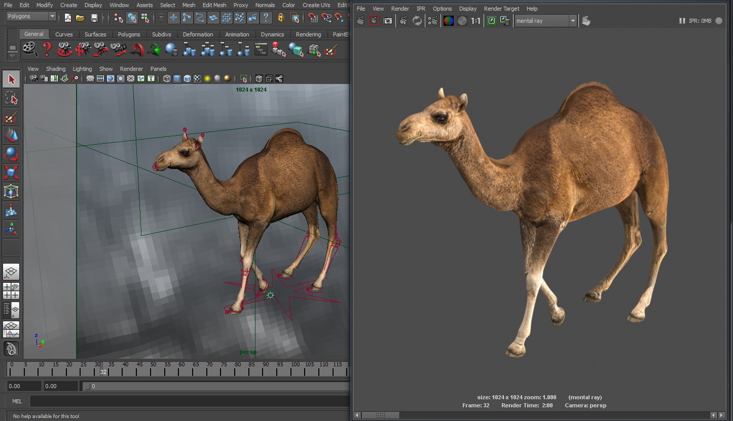 ArtStation - Animated Camel | Game Assets