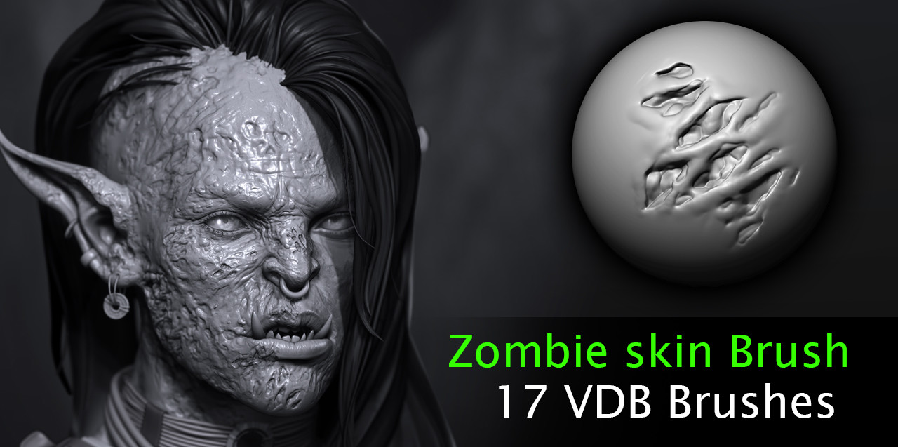 ArtStation Zombie skin VD Brushes Brushes