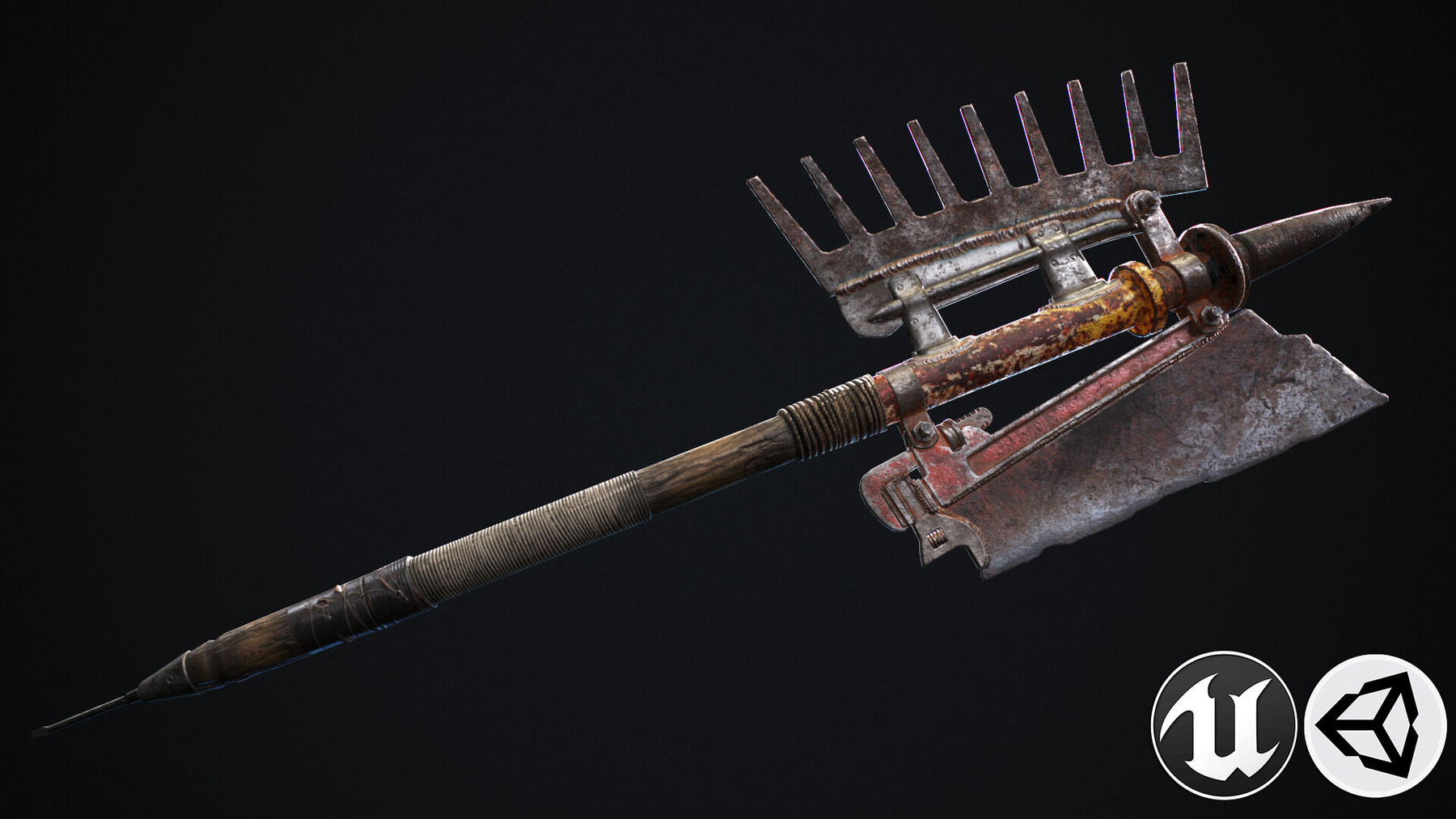 ArtStation Twohanded axe Game Assets