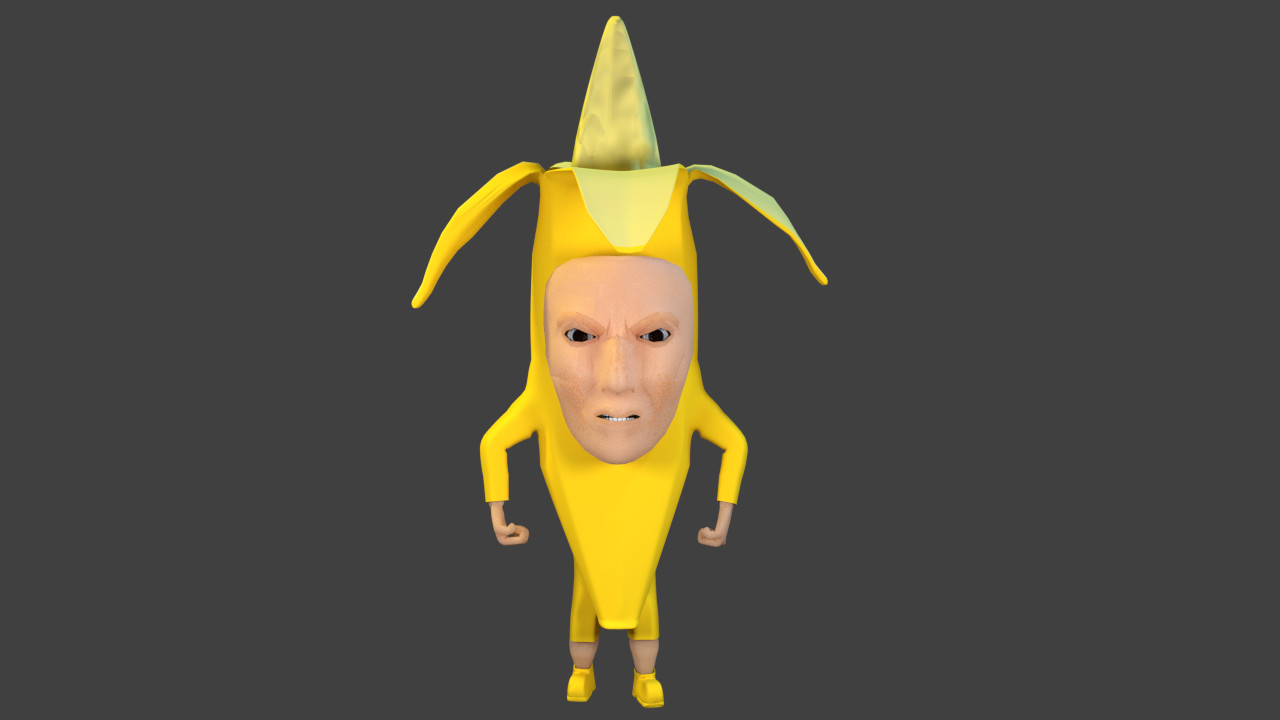 ArtStation - Human Banana Character | Resources