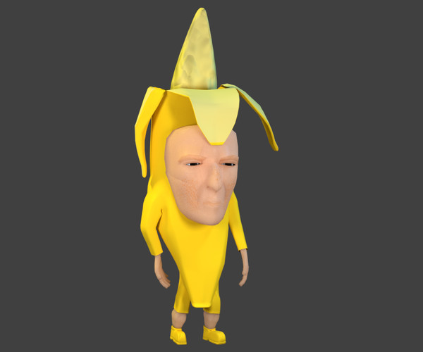 ArtStation - Human Banana Character | Resources