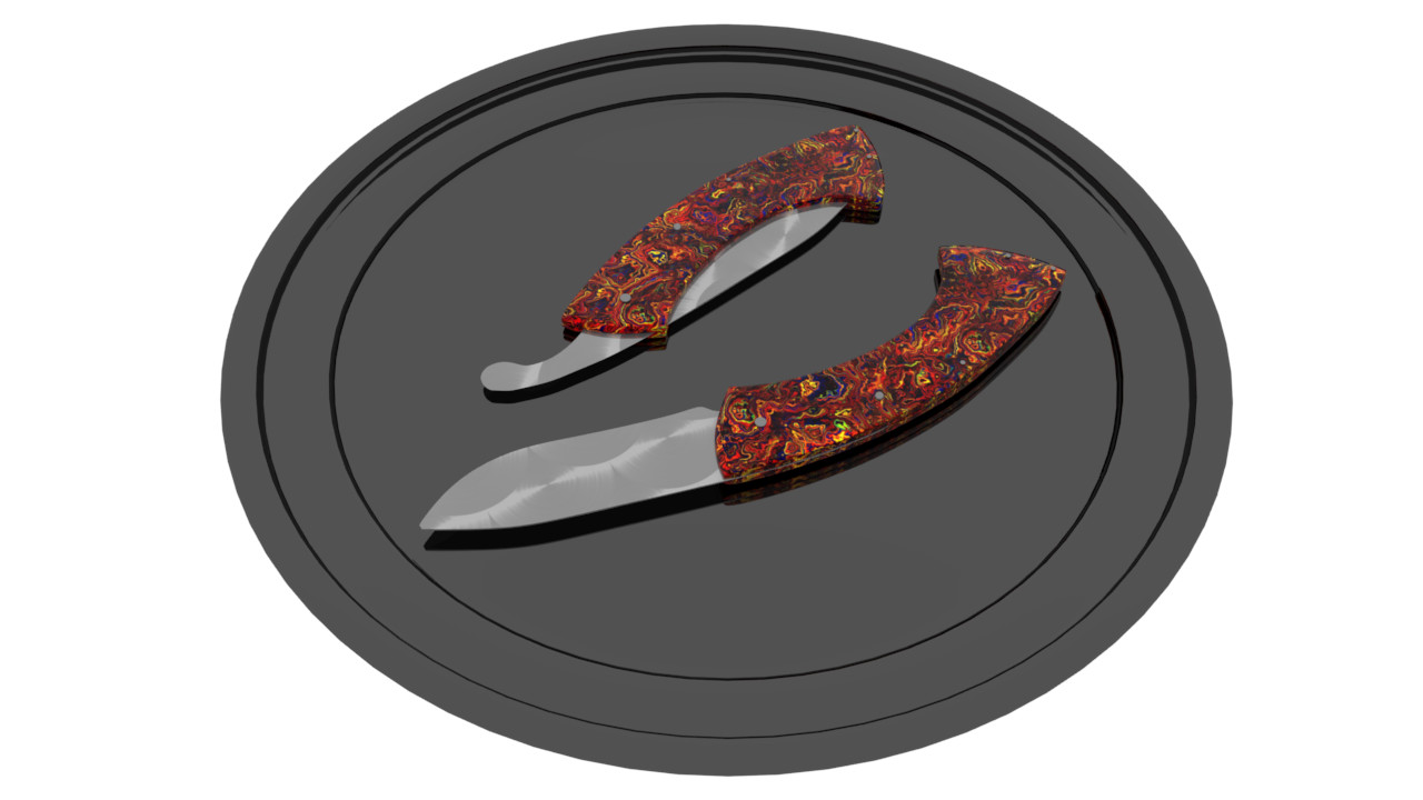 ArtStation Pocket Knife Game Assets