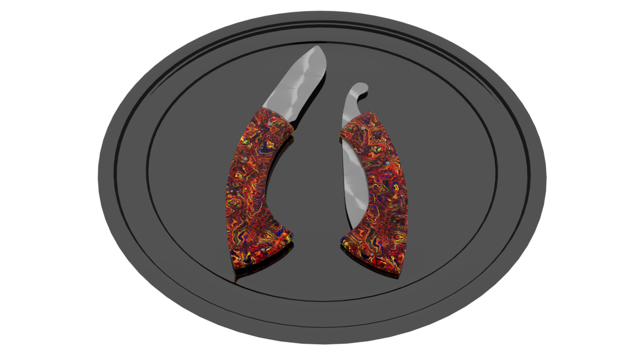 ArtStation Pocket Knife Game Assets