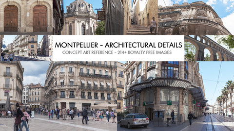 MONTPELLIER - ACHITECTURAL DETAILS - PHOTO REFERENCE