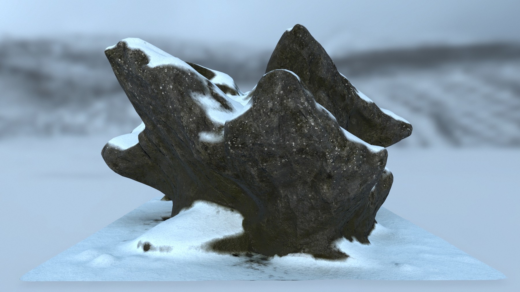 ArtStation - snow rocks | Resources
