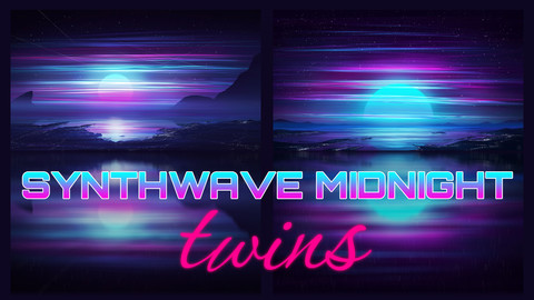 Synthwave Midnight Twins