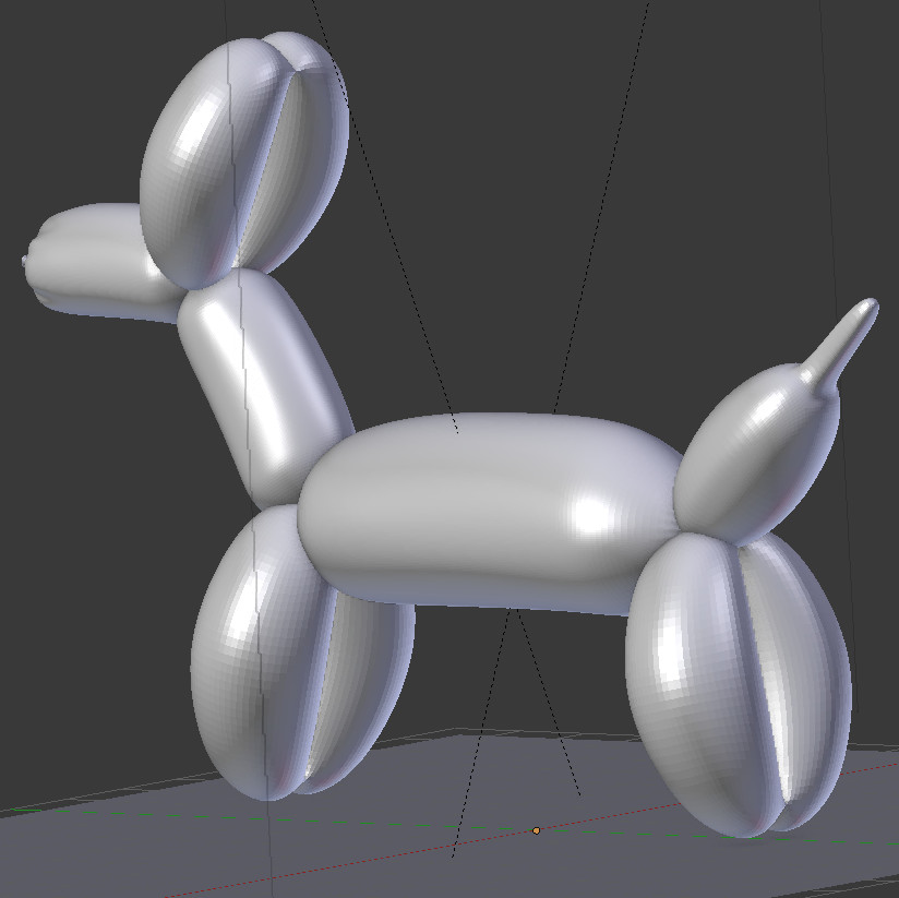 ArtStation Balloon Animal .blender Resources