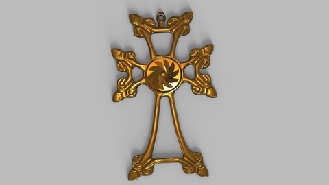 Cross 3D print model