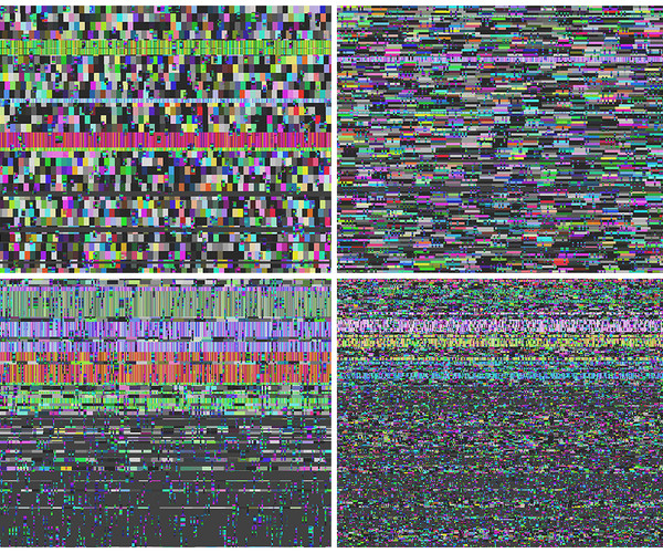 ArtStation - 10 Seamless Error Glitch Backgrounds | Artworks