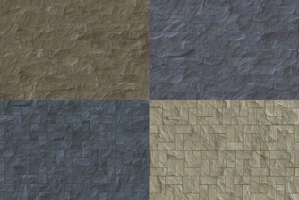 ArtStation - 15 Seamless Stone Cladding Textures | Resources