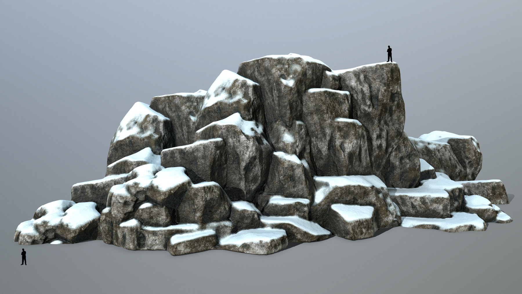Artstation Snow Rocks Resources