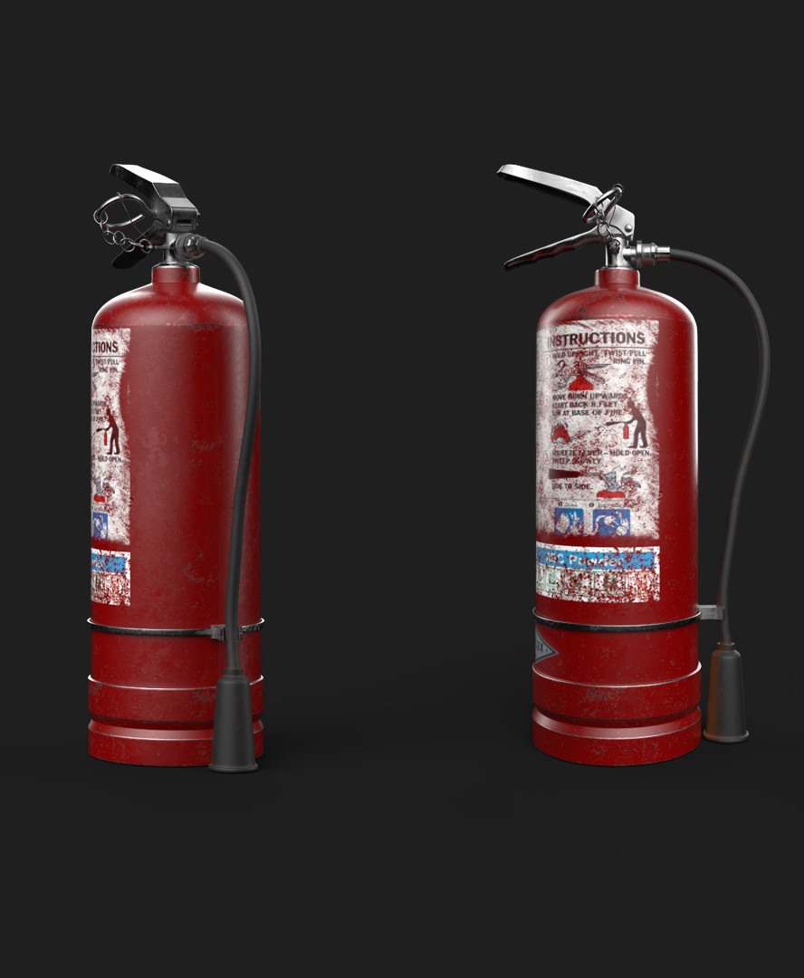 ArtStation - Fire Extinguisher (Low-Poly) | Resources