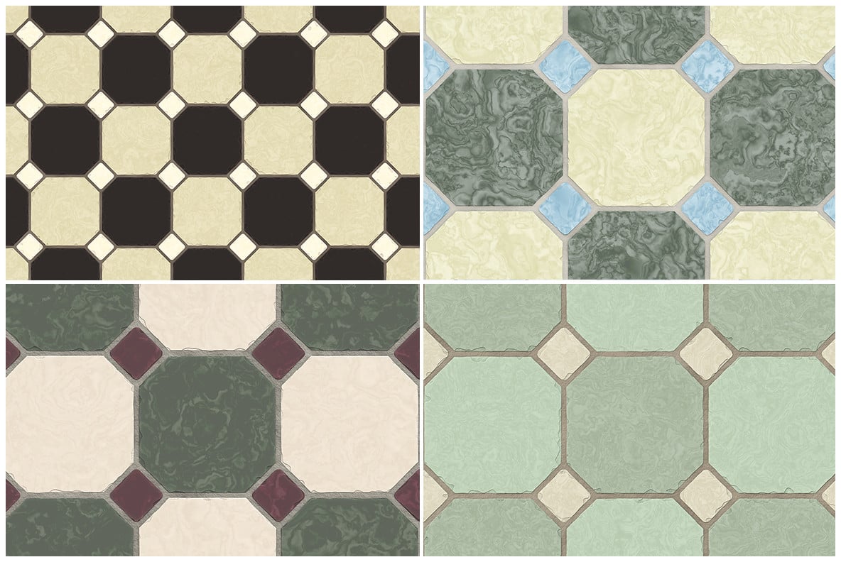 Artstation 10 Classic Floor Tile Textures Resources 4542