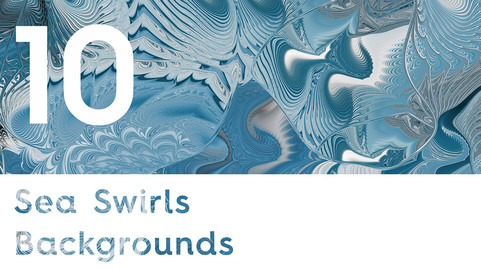 10 Sea Swirls Backgrounds