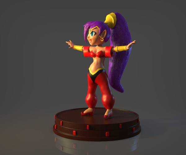 ArtStation - Shantae Figurine | Resources