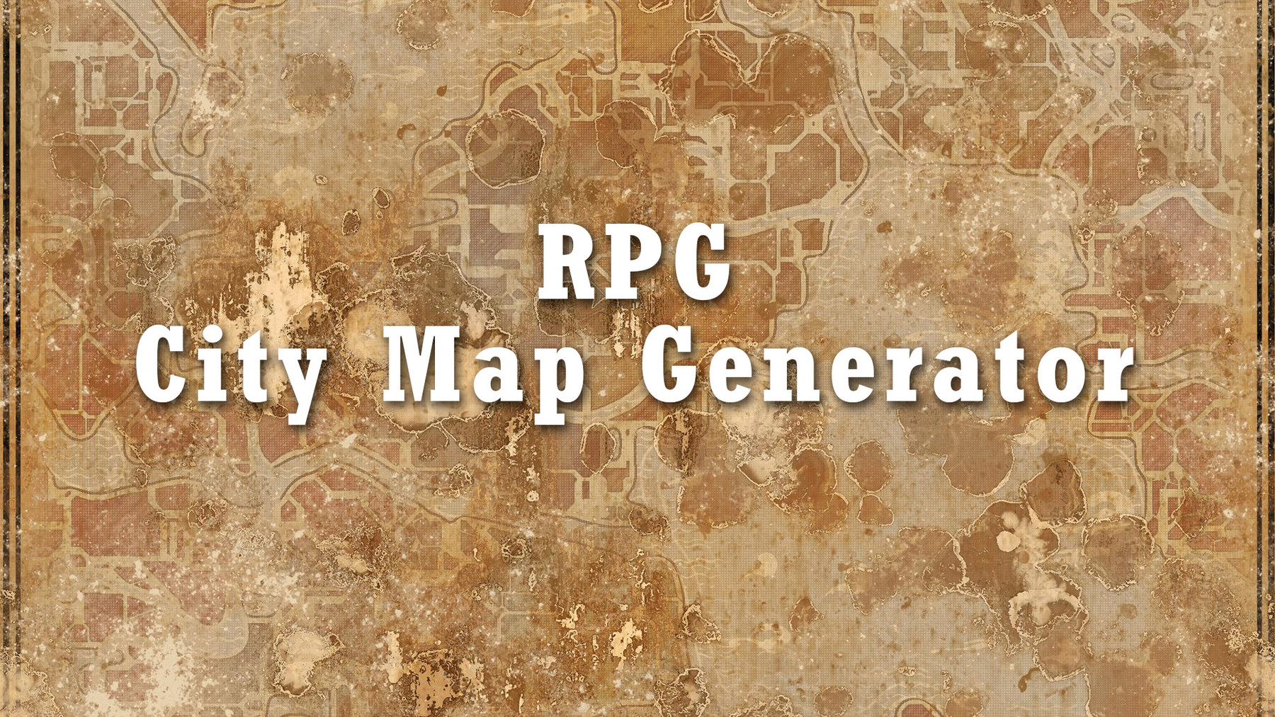 - Random City Map Generator | Resources