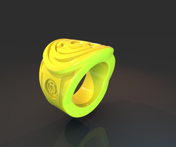 ArtStation Yellow Lantern Power Ring Resources