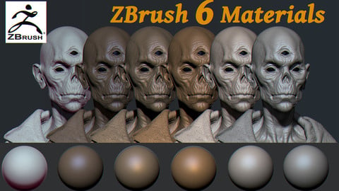 ZBrush 6 Materials