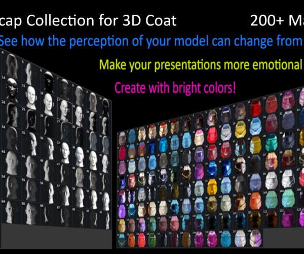 ArtStation - Matcap Collection for 3D Coat | Resources