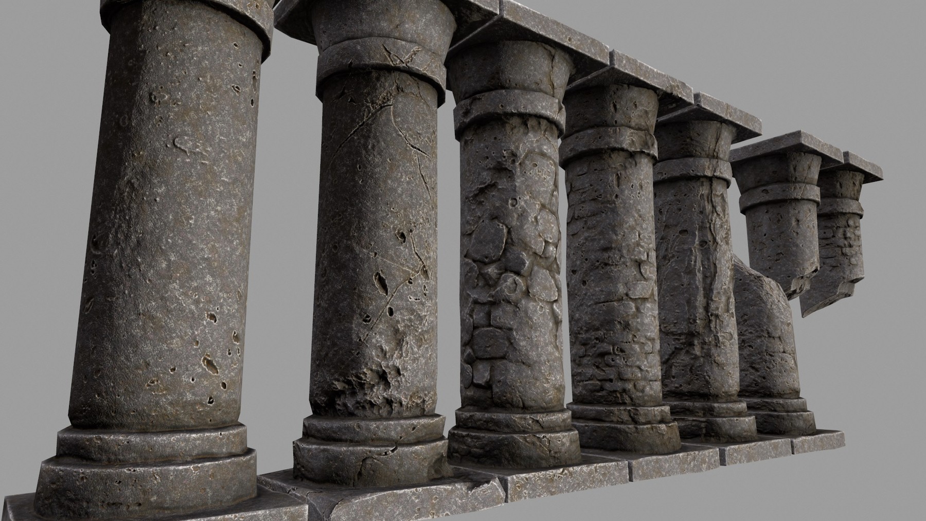 ArtStation Pillar_Set_1 Resources