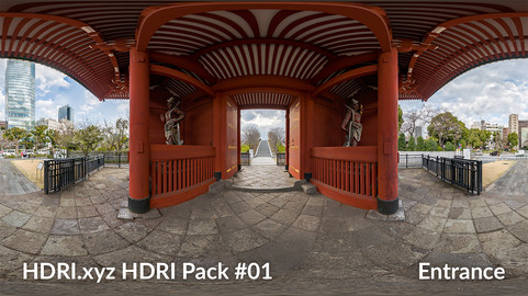 Entrance - 16K 32bit HDRI Spherical Panorama (from Pack #1)