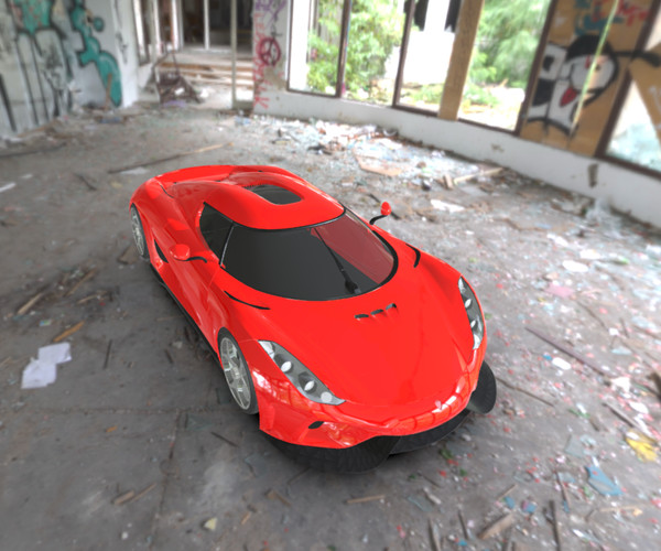 ArtStation Hyper Electric Car Game Assets