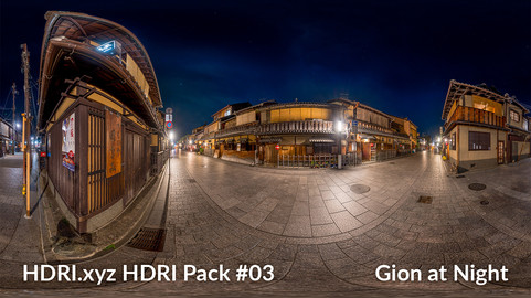Gyon at Night - 16K 32bit HDRI Spherical Panorama (from Pack #3)