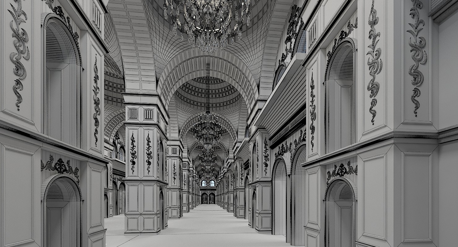 ArtStation - Classic Interior Scene 316 | Resources