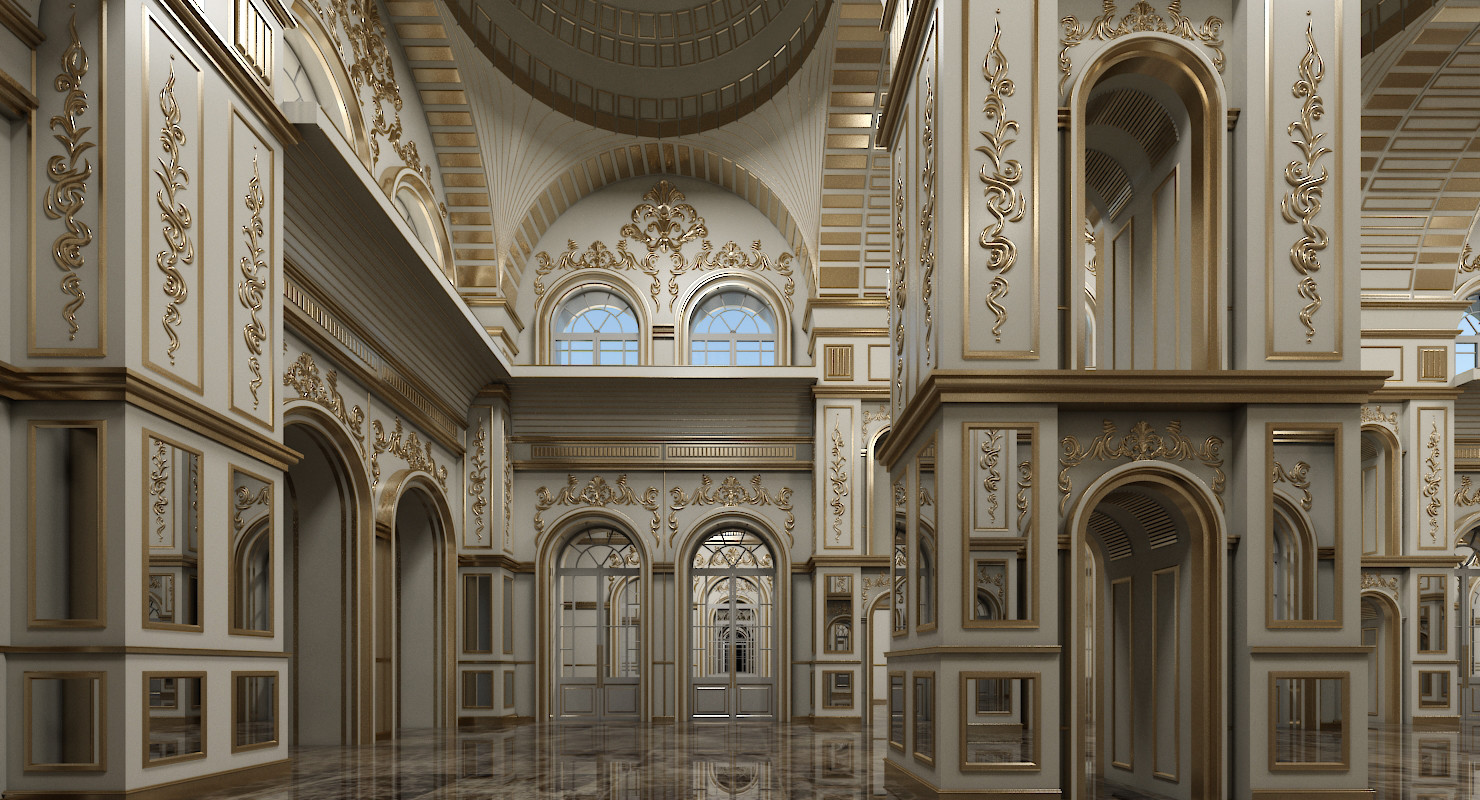 ArtStation - Classic Interior Scene 317 | Resources