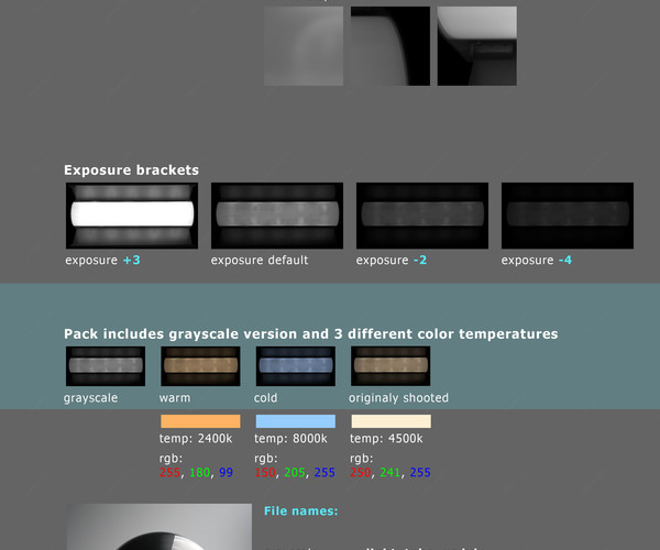 ArtStation - PhotoStudioLightPlatesHDRI vol 3.0 | Resources