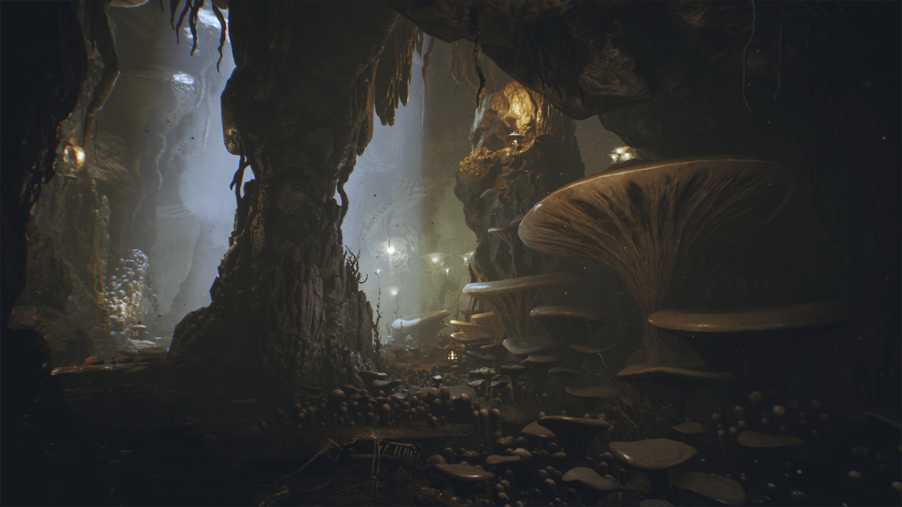 ArtStation - UE4 - Deep Elder Caves | Game Assets