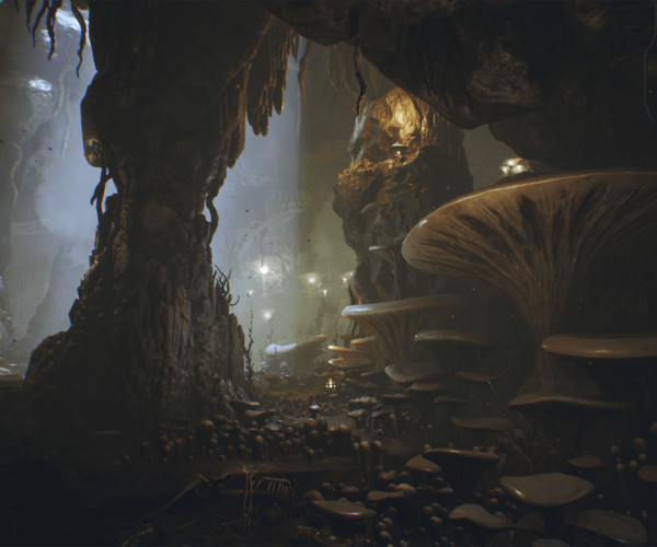 ArtStation - UE4 - Deep Elder Caves | Game Assets