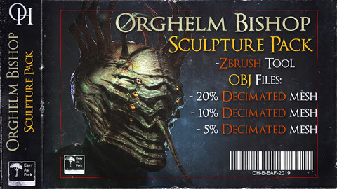 Orghelm Bishop 🔴 Sculpture Pack