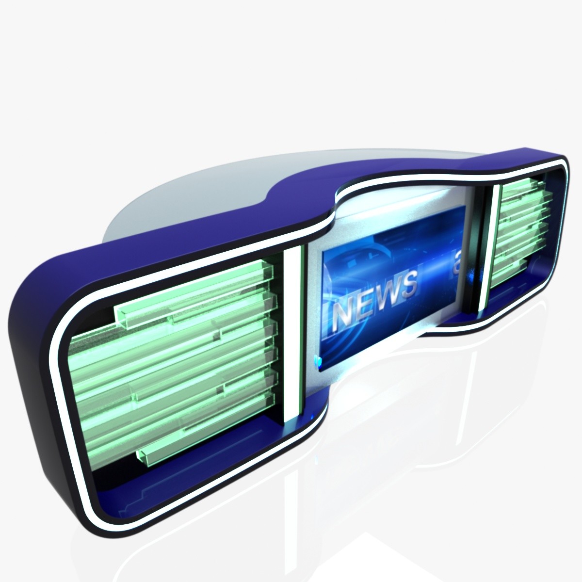 ArtStation TV Studio News Desk 5 Resources