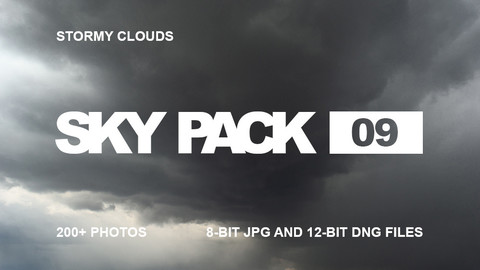Sky Pack 09 / Stormy clouds reference pack