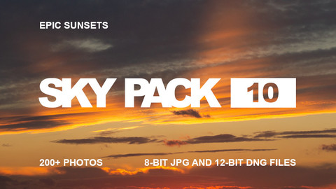 Sky Pack 10 / Epic Sunsets / Clouds reference pack