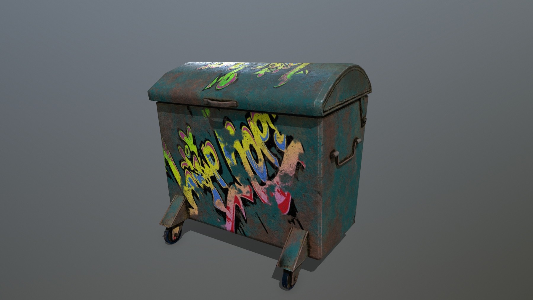 ArtStation trash_can Game Assets