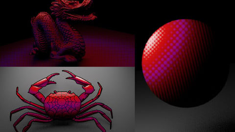 Spider-verse Halftone Toon Shader