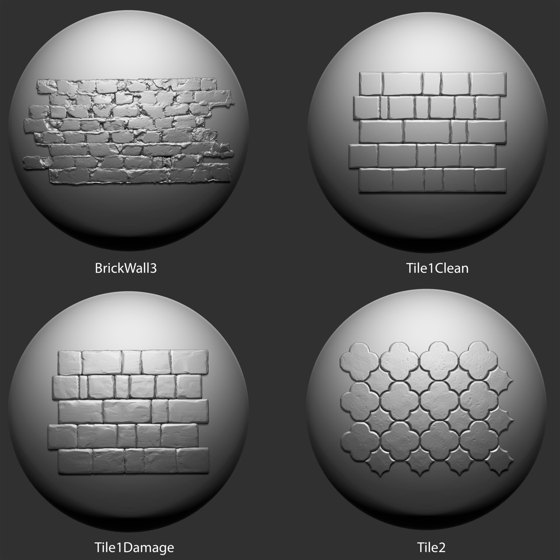 how to detail bricks in zbrush