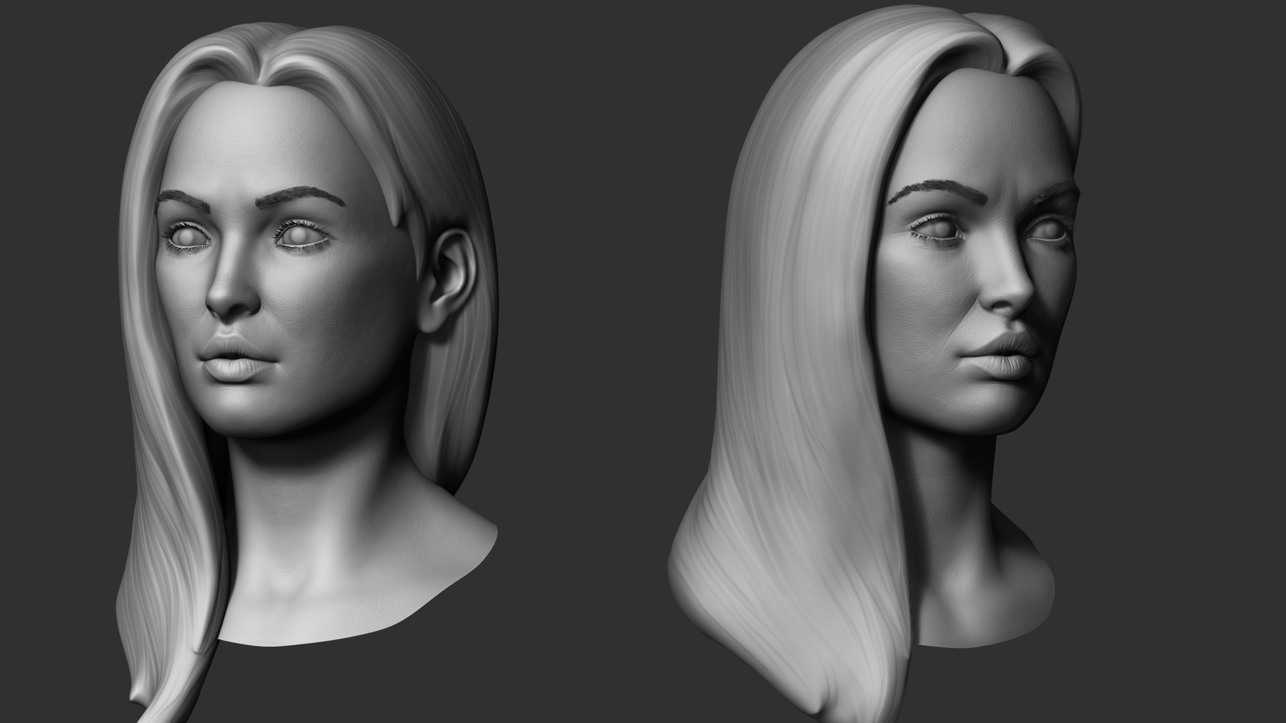 ArtStation - Female Head sculpt