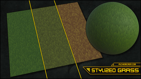 Stylized Grass - Substance, Textures and Source