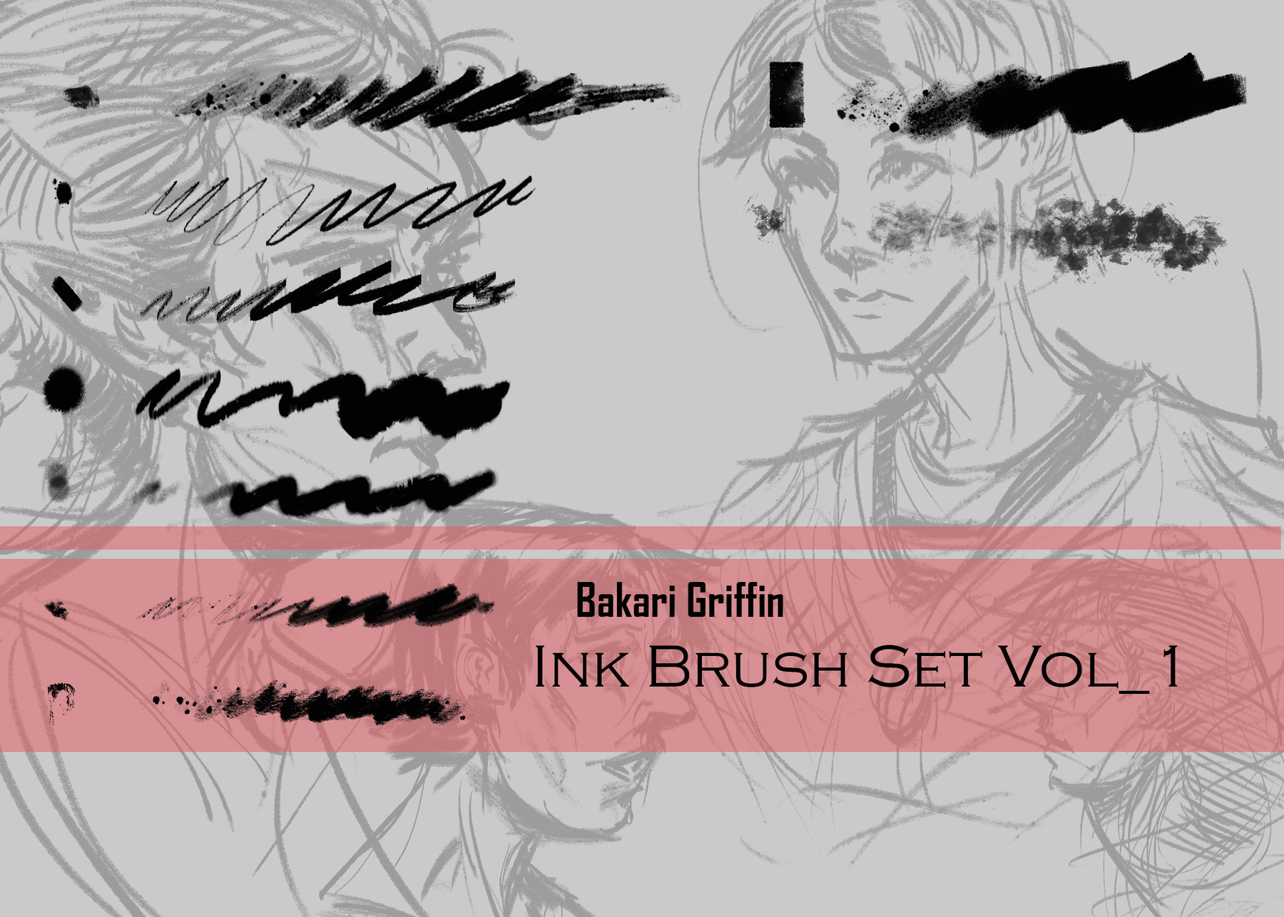 ArtStation - INK Brushes - For Inking & Line Art