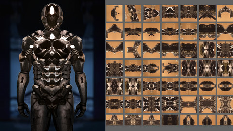 2d Kit Bash Photo Pack. Organic Series 02