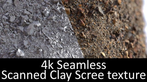 4K Seamless Clay scree texture