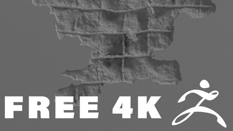 Free environment Pack vol.1  Alpha for Zbrush | concrete Miloš Belanec