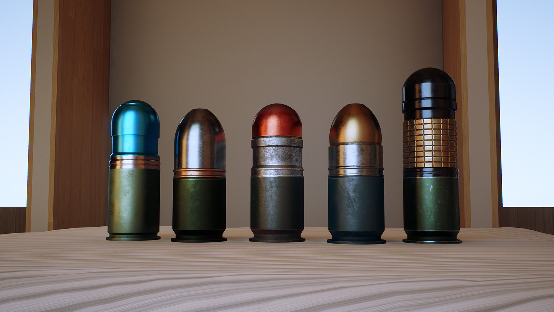 ArtStation 40mm grenades pack Resources