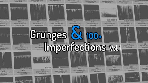 100 Grunges & Imperfection Texture Pack